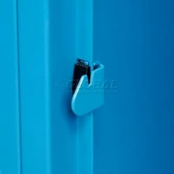 Global Industrial™ Infinity® 2-Tier 6 Door Locker, 12"Wx18"Dx36"H, Blue, Unassembled -Deals Lockers Store 254123BL 20 1