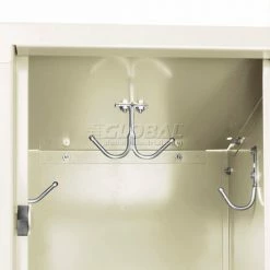 Global Industrial™ Infinity® 2-Tier 2 Door Locker, 12"Wx12"Dx36"H, Tan, Assembled -Deals Lockers Store 254123TN 10