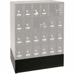 United Visual Products Optional Base For 22"W x 16"D x 6"H Black Locker