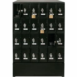 United Visual Products Optional Base For 22"W x 16"D x 6"H Black Locker -Deals Lockers Store 269154 02
