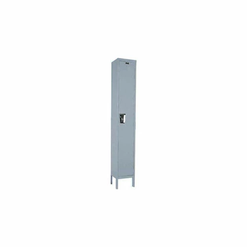 Hallowell® 1-Tier 1 Door Maintenance-Free Quiet Locker, 12"Wx15"Dx72"H, Gray, Unassembled 3 Hallowell® 1-Tier 1 Door Maintenance-Free Quiet Locker, 12"Wx15"Dx72"H, Gray, Unassembled