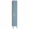 Lyon® 1-Tier 1 Door Locker, Recessed Handle, 18"W x 18"D x 72"H, Gray, Unassembled -Deals Lockers Store 30033504