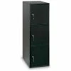 United Visual Products 3 Door Modular Box Locker W/Keyed Lock, 11-1/2"Wx18"Dx38"H, Black, Assembled 1 United Visual Products 3 Door Modular Box Locker W/Keyed Lock, 11-1/2"Wx18"Dx38"H, Black, Assembled -Deals Lockers Store 30136418