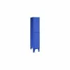 Global Industrial™ 2-Tier 2 Door Locker, 18"W x 18"D x 72"H, Blue, All-Welded
