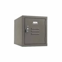 Penco® Vanguard™ 1-Tier 1 Door Box Locker, 12"W x 12"D x 13-5/8"H, Gray, Unassembled