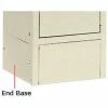 Tennsco Steel Locker End Base EB-12-SND - For 12"D Locker With 6"H Legs Sand -Deals Lockers Store 31169654