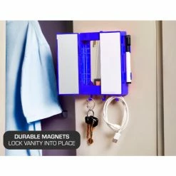 LockerMate Magnetic Locker Mirror Kit, Blue -Deals Lockers Store 33085588 4