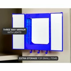 LockerMate Magnetic Locker Mirror Kit, Blue -Deals Lockers Store 33085588 5