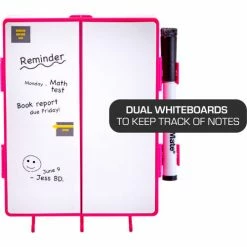 LockerMate Magnetic Locker Mirror Kit, Pink -Deals Lockers Store 33085593 2