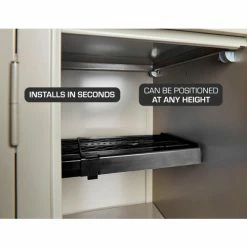 LockerMate Adjust-A-Shelf School Locker Shelf, Black 9 LockerMate Adjust-A-Shelf School Locker Shelf, Black -Deals Lockers Store 33085689 3