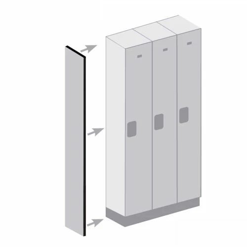 Side Panel 33303 - for 18"D Designer Wood Locker without Sloping Hood Maple 4 Side Panel 33303 - for 18"D Designer Wood Locker without Sloping Hood Maple - Image 2