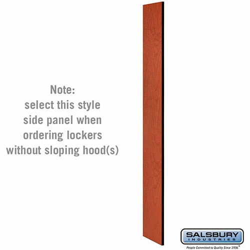 Side Panel 33330 - for 15"D Designer Wood Locker without Sloping Hood Cherry 3 Side Panel 33330 - for 15"D Designer Wood Locker without Sloping Hood Cherry