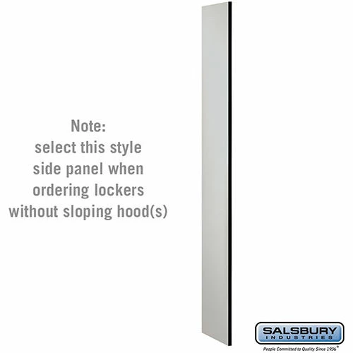 Side Panel 33330 - for 15"D Designer Wood Locker without Sloping Hood Gray 3 Side Panel 33330 - for 15"D Designer Wood Locker without Sloping Hood Gray