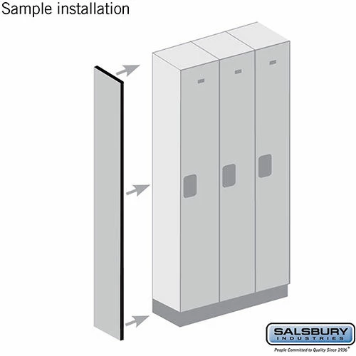 Side Panel 33333 - for 18"D Designer Wood Locker without Sloping Hood Maple 4 Side Panel 33333 - for 18"D Designer Wood Locker without Sloping Hood Maple - Image 2