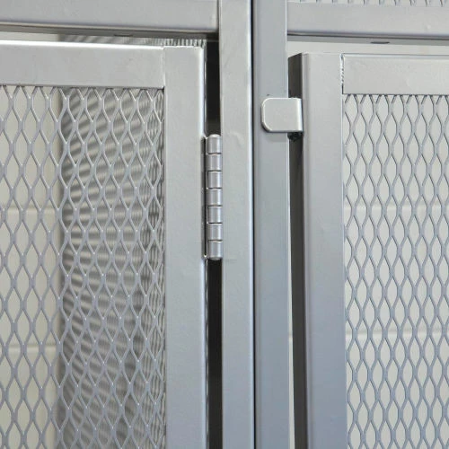 Hallowell Single Tier Bulk Tenant Storage Locker, 48"Wx36"Dx90"H, Dark Gray, Unassembled 6 Hallowell Single Tier Bulk Tenant Storage Locker, 48"Wx36"Dx90"H, Dark Gray, Unassembled - Image 4