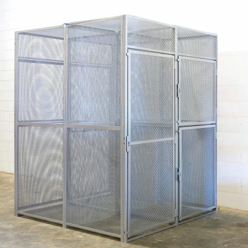 Hallowell Single Tier Bulk Tenant Storage Locker, 48"Wx36"Dx90"H, Dark Gray, Unassembled 11 Hallowell Single Tier Bulk Tenant Storage Locker, 48"Wx36"Dx90"H, Dark Gray, Unassembled - Image 9