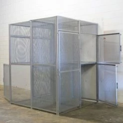 Hallowell BSL363690-R-1A-HG Bulk Tenant Storage Locker Single Tier Add-On 36x36x90 - Dark Gray -Deals Lockers Store 442657 09 4