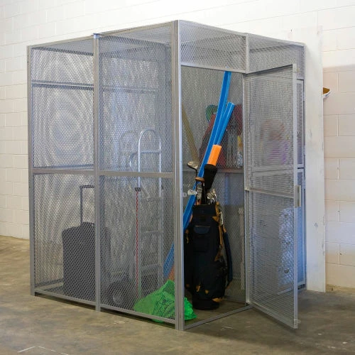 Hallowell BSL364890-R-1A-HG Bulk Tenant Storage Locker Single Tier Add-On 36x48x90 - Dark Gray 12 Hallowell BSL364890-R-1A-HG Bulk Tenant Storage Locker Single Tier Add-On 36x48x90 - Dark Gray - Image 10