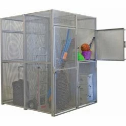 Hallowell Single Tier Bulk Tenant Storage Locker, 36"Wx48"Dx90"H, Dark Gray, Unassembled 33 Hallowell Single Tier Bulk Tenant Storage Locker, 36"Wx48"Dx90"H, Dark Gray, Unassembled -Deals Lockers Store 442657 11 12