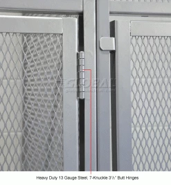 Hallowell Single Tier Bulk Tenant Storage Locker, 48"Wx36"Dx90"H, Dark Gray, Unassembled 39 Hallowell Single Tier Bulk Tenant Storage Locker, 48"Wx36"Dx90"H, Dark Gray, Unassembled -Deals Lockers Store 442657 3wco 3