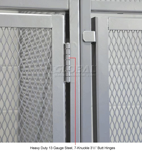 Hallowell Single Tier Bulk Tenant Storage Locker, 36"Wx48"Dx90"H, Dark Gray, Unassembled 20 Hallowell Single Tier Bulk Tenant Storage Locker, 36"Wx48"Dx90"H, Dark Gray, Unassembled - Image 18