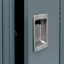 Global Industrial™ Infinity® 1-Tier 3 Door Ventilated Locker, 12"Wx18"Dx72"H, Unassembled -Deals Lockers Store 493144GY 12 1