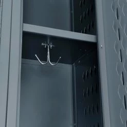 Global Industrial™ Infinity® 1-Tier 3 Door Ventilated Locker, 12"Wx18"Dx72"H, Unassembled -Deals Lockers Store 493144GY 14 1