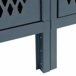 Global Industrial™ Infinity® 1-Tier 3 Door Ventilated Locker, 12"Wx12"Dx72"H, Assembled -Deals Lockers Store 493144GY 21