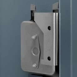 Global Industrial™ Infinity® 2-Tier 2 Door Ventilated Locker, 12"Wx12"Dx36"H, Assembled -Deals Lockers Store 493146GY 09