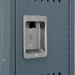 Global Industrial™ Infinity® 2-Tier 2 Door Ventilated Locker, 12"Wx12"Dx36"H, Assembled -Deals Lockers Store 493146GY 10