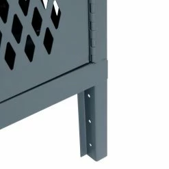 Global Industrial™ Infinity® 2-Tier 2 Door Ventilated Locker, 12"Wx12"Dx36"H, Assembled -Deals Lockers Store 493146GY 19