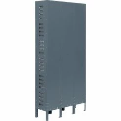 Global Industrial™ Infinity® 2-Tier 6 Door Ventilated Locker, 12"Wx12"Dx36"H, Unassembled -Deals Lockers Store 493149GY 04