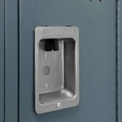 Global Industrial™ Infinity® 2-Tier 6 Door Ventilated Locker, 12"Wx18"Dx36"H, Unassembled -Deals Lockers Store 493149GY 12 1