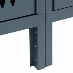 Global Industrial™ Infinity® 2-Tier 6 Door Ventilated Locker, 12"Wx18"Dx36"H, Unassembled -Deals Lockers Store 493149GY 19 1