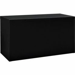 Global Industrial™ 4-Door Device Locker With Key Lock, 28-1/2"W x 11-1/4"D x 15-5/8"H, Black -Deals Lockers Store 493329BK 17