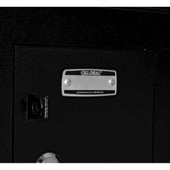 Global Industrial™ 12-Door Device Locker With Key Lock, 28-1/2"W x 11-1/4"D x 38"H, Black -Deals Lockers Store 493331BK 14