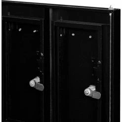 Global Industrial™ 12-Door Device Locker With Key Lock, 28-1/2"W x 11-1/4"D x 38"H, Black -Deals Lockers Store 493331BK 15