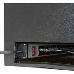 Global Industrial™ 8-Door Charging Locker With Key Lock, 28-1/2"W x 11-1/4"D x 28-1/2"H, Black -Deals Lockers Store 493361BK 14