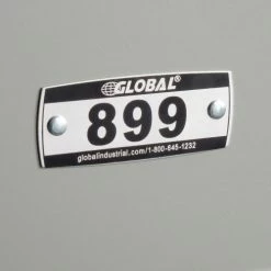 Global Industrial™ Locker Number Plate Kit, Numbered 700-899, 200/Pack -Deals Lockers Store 493411B 02