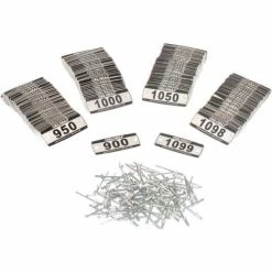 Global Industrial™ Locker Number Plate Kit, Numbered 900-1099, 200/Pack