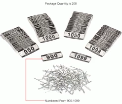 Global Industrial™ Locker Number Plate Kit, Numbered 900-1099, 200/Pack -Deals Lockers Store 493411CIN 2wco