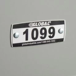 Global Industrial™ Locker Number Plate Kit, Numbered 900-1099, 200/Pack -Deals Lockers Store 493411C 02