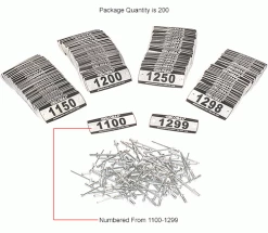 Global Industrial Locker Number Plate Kit, Numbered 1100-1299, 200/Pack 12 Global Industrial Locker Number Plate Kit, Numbered 1100-1299, 200/Pack -Deals Lockers Store 493411DIN 2wco