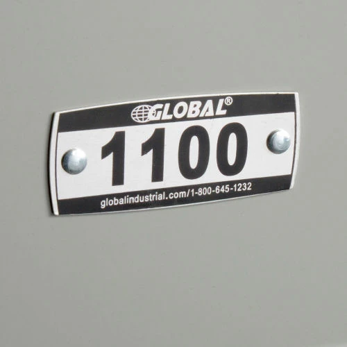 Global Industrial Locker Number Plate Kit, Numbered 1100-1299, 200/Pack 4 Global Industrial Locker Number Plate Kit, Numbered 1100-1299, 200/Pack - Image 2
