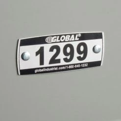 Global Industrial Locker Number Plate Kit, Numbered 1100-1299, 200/Pack 10 Global Industrial Locker Number Plate Kit, Numbered 1100-1299, 200/Pack -Deals Lockers Store 493411D 02