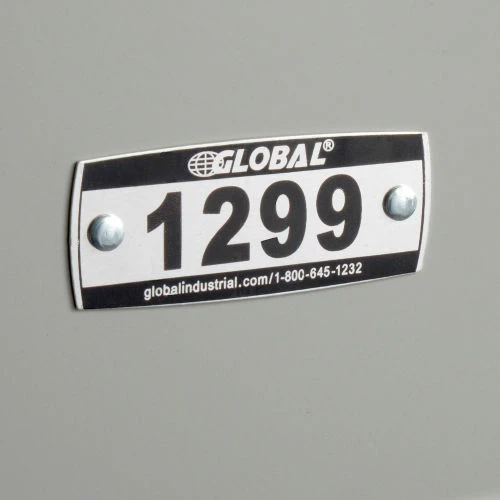 Global Industrial Locker Number Plate Kit, Numbered 1100-1299, 200/Pack 5 Global Industrial Locker Number Plate Kit, Numbered 1100-1299, 200/Pack - Image 3