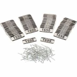 Global Industrial Locker Number Plate Kit, Numbered 1500-1699, 200/Pack