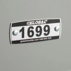 Global Industrial™ Locker Number Plate Kit, Numbered 1500-1699, 200/Pack -Deals Lockers Store 493411F 02