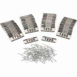 Global Industrial Locker Number Plate Kit, Numbered 1700-1899, 200/Pack