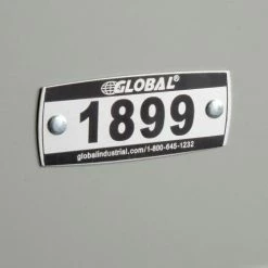 Global Industrial™ Locker Number Plate Kit, Numbered 1700-1899, 200/Pack -Deals Lockers Store 493411G 02